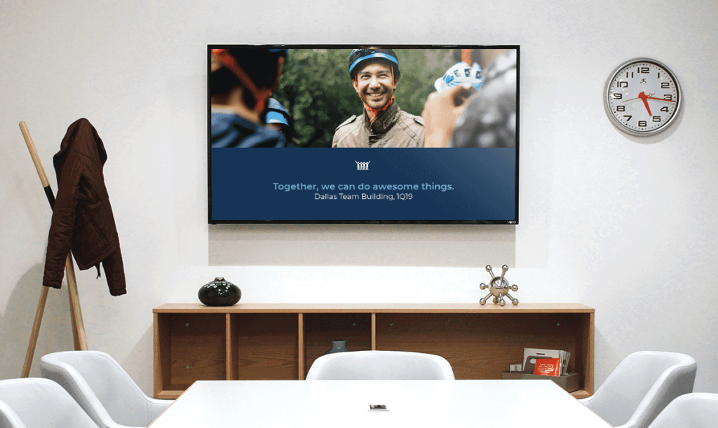 Mersive Digital Signage in a huddle room