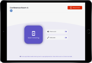 Mersive Connect Mobile app iPad